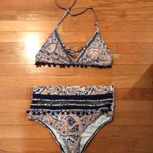 NWT Paisley Print Bikini Size Large